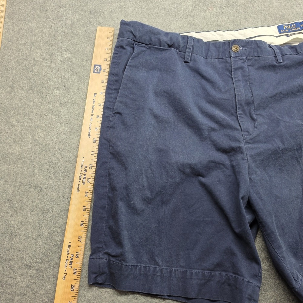 Polo Ralph Lauren Stretch Classic Fit   Navy Blue Shorts Size 36 - Picture 4 of 12
